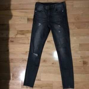 Dark grey skinny jeans